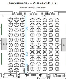 Tawhirimatea Plenary Hall 2 CE and ABFG Max Banquet v4